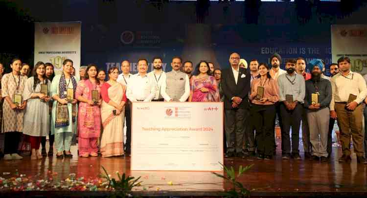 LPU awarded approx. 3 crores to its Researchers and Teachers on its 19th Foundation Day