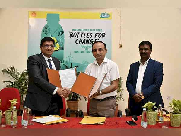 Bisleri International Pvt. Ltd. launched 'Bottle for Change' initiative at PU