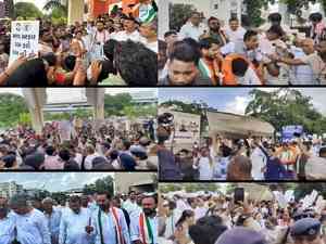 Cong's 'Jan Aakrosh Rally' in Vadodara slams Gujarat govt over 'lack of flood relief'