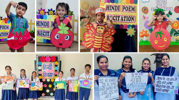 Innocent Hearts Group celebrated National Hindi Diwas with great pride and dignity