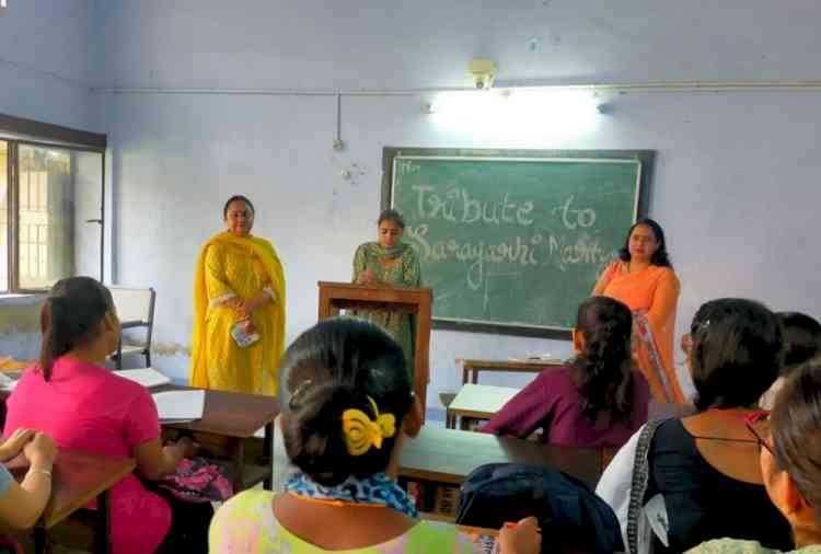 History Association of PCM SD College for Women holds Paper Reading Contest