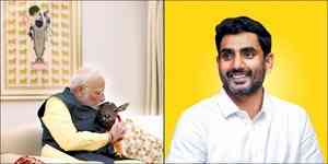 ‘Bit of Andhra’: Lokesh on newest resident of PM Modi’s house