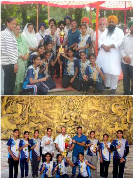 Victorious Triumph: DRV DAV Phillaur's Under-19 Girls Shine in CBSE Cluster XVIII Kabaddi Tournament