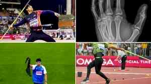 Neeraj Chopra competed in the Diamond League Final with fractured left hand