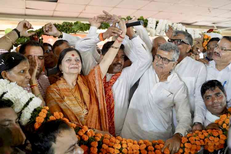 हरियाणा में कांग्रेस की सरकार बनाने के यज्ञ में सभी डालें अपनी आहुति: आशा हुड्डा