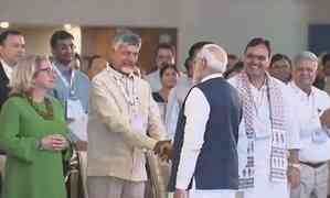 Climate-resilient policies vital, says Naidu; greets PM at renewable energy meet