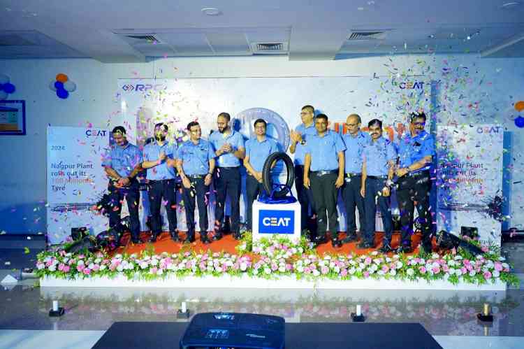 CEAT Nagpur achieves major milestone with 100 millionth tyre rollout