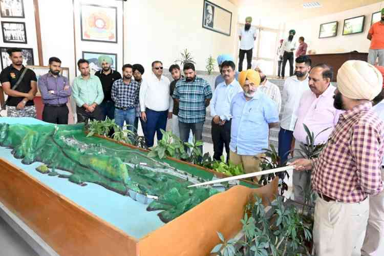 Water Resources Minister Chetan Singh Jouramajra inspects Bhakra Dam, assesses maintenance and water levels