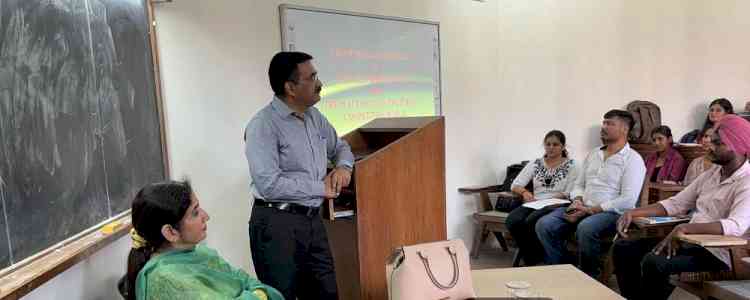 PU Library organises sensitization lecture on: “Competencies and skills of Library Professionals for the placement in today’s competitive world”