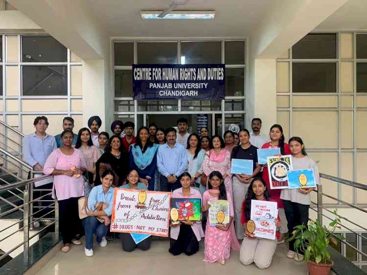 Poster and Slogan Writing Competition on theme “Say No To Drugs” 