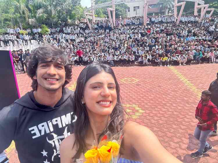 Shantanu Maheshwari and Medha Rana light up Indore with a fun-filled visit for Amazon MX Player’s Ishq In The Air