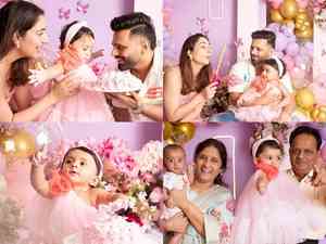 Rahul Vaidya-Disha Parmar shares special moments from their baby’s first birthday