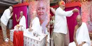 Gujarat CM attends 61st birthday celebration of Jain religious leader Ajityash Surishwarji Maharaj 