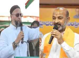 'Is it not Hinduphobia', MoS Home Bandi Sanjay asks Owaisi