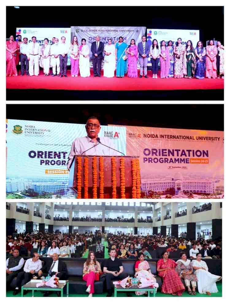 Noida International University successfully hosts the orientation programme for the Session 2024-25