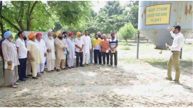 PAU-KVK, Sangrur equips farmers with In-Situ Crop Residue Management Technologies