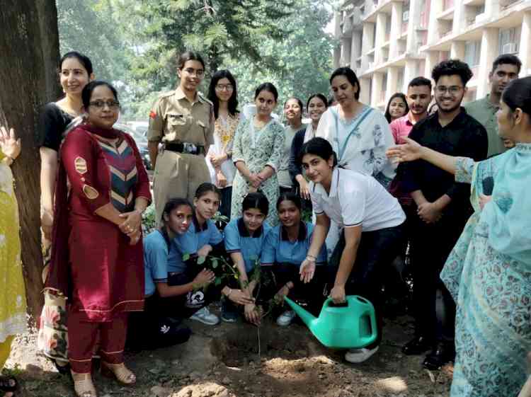 Plantation drive under Ek Ped Maa Ke Naam Campaign