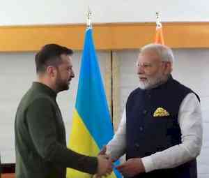 Grateful for PM Modi's support for Ukraine's territorial integrity, says Zelensky