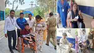 Old or young, persons with disabilities at forefront of voting in J&K polls