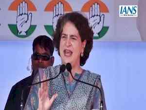 Modi govt has imposed various taxes to burden J&K people: Priyanka Gandhi