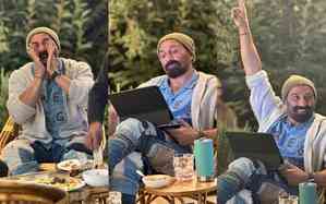 Sunny Deol gives a peek into his full of fun work schedule