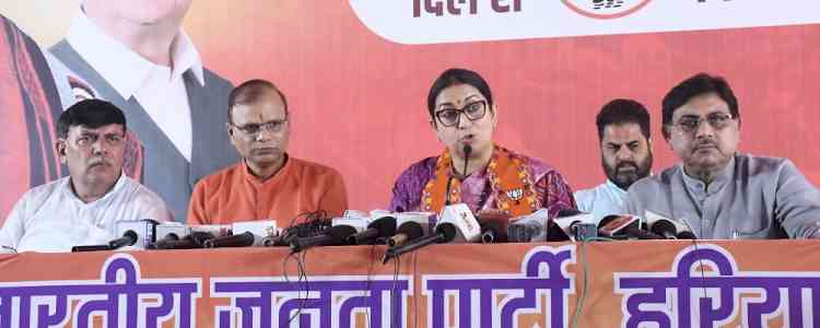 If Congress is pro-Dalit, then why doesn't it declare Selja as CM candidate: Smriti Irani