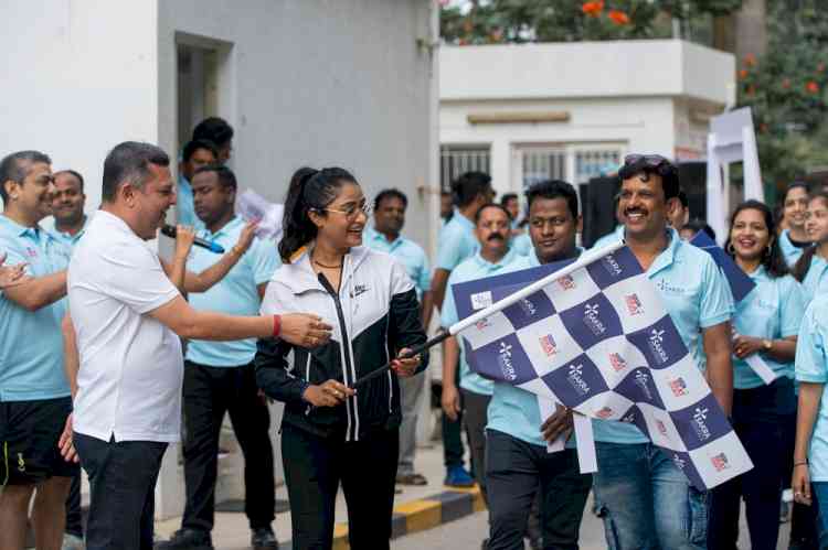 Actress Sangeetha Sringeri flags off Heart-athon at Sakra World Hospital on occasion of World Heart Day