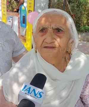 J&K Polls: 102-year-old casts vote in Udhampur, says it's her duty