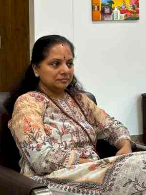 BRS leader Kavitha admitted to hospital for tests