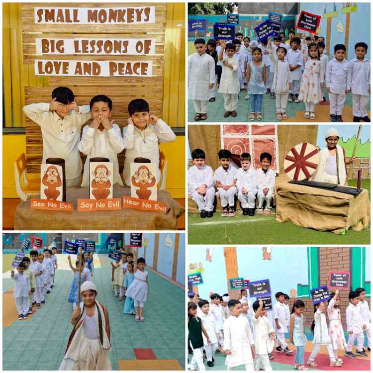 Ivy World Play School celebrated Gandhi Jayanti 