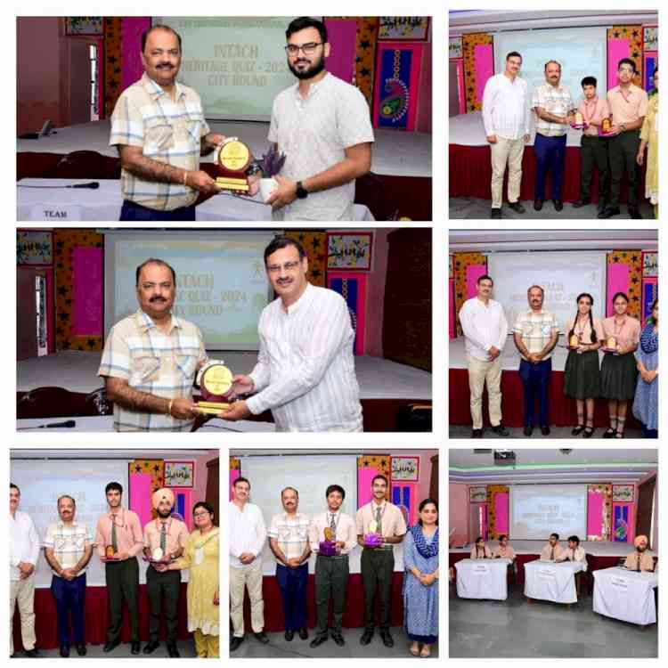 INTACH Heritage Quiz – City Round at DRV DAV Centenary Public School