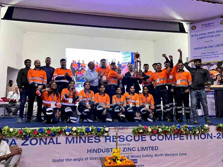 Hindustan Zinc marks the successful completion of 3-Day Intra Zonal Mine Rescue Competition