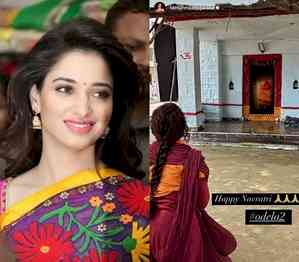 Tamannaah wishes 'happy Navratri' as she shared glimpse from 'Odela 2'