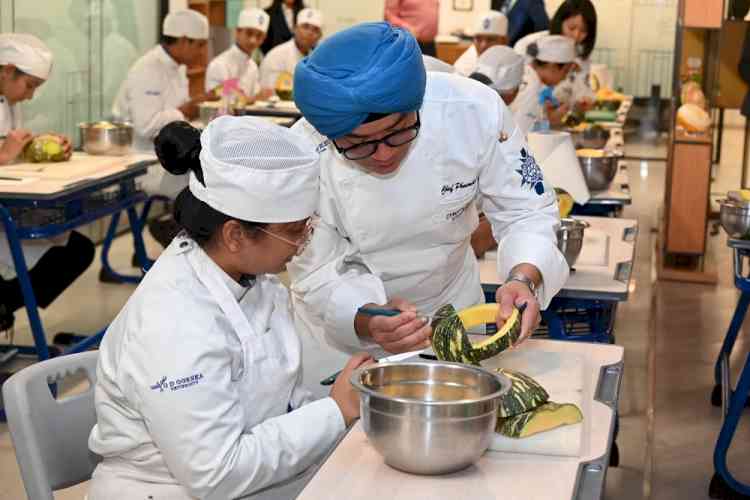 Le Cordon Bleu At GD Goenka University Celebrates Culinary Creativity With Carving and Sculpturing Class