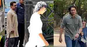 Aamir Khan attends last rites of his ex father-in-law, Kiran Rao,  Junaid join