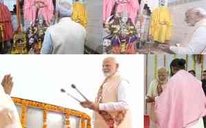 PM performs darshan at Poharadevi temple, inaugurates Banjara Virasat Museum