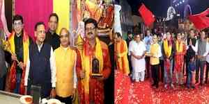 Aasif Sheikh, Rohitashv Gour visit iconic Luv Kush Ramlila at Lal Quila