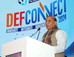 Rajnath Singh to inaugurate DefConnect 4.0 on Monday