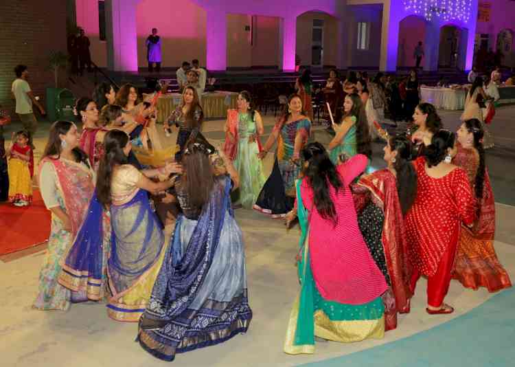 Over 500 participants join in Dandiya Night Celebration at CT World School during Navratri Festivities