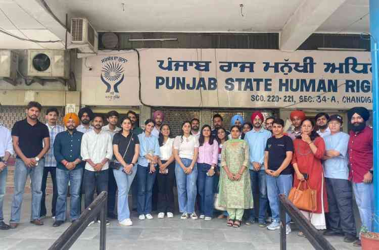 PU’s Centre for Human Rights and Duties organised exposure visit 