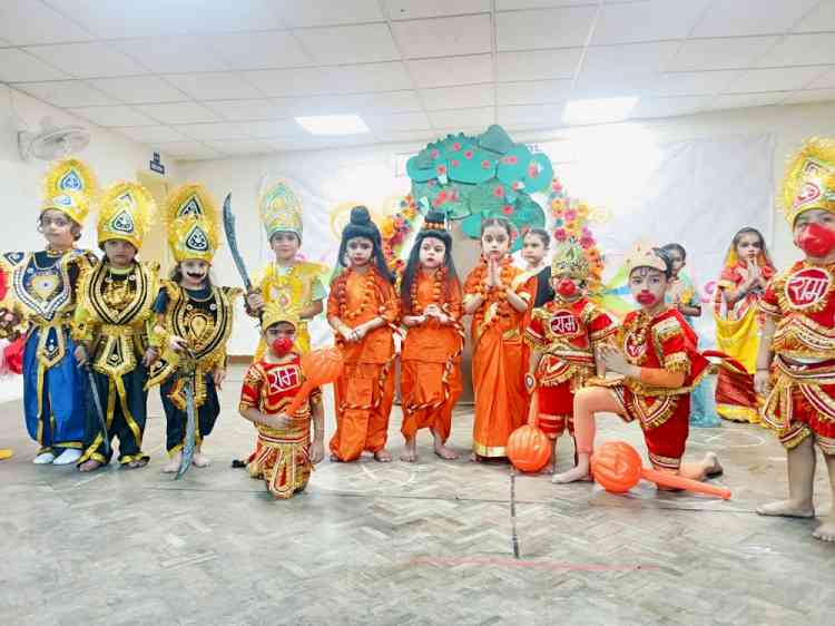 Dussehra celebrated with enthusiasm at Apeejay School