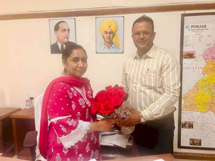 Backfinco Chairman Sandeep Saini Meets Cabinet Minister Dr. Baljit Kaur