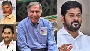 CMs, leaders of Telugu states condole loss of Ratan Tata