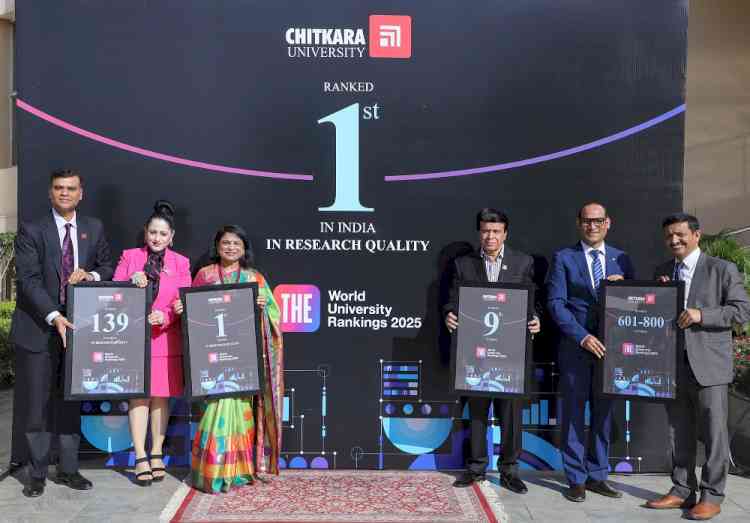 An Incredible Achievement for Chitkara University in THE World University Rankings 2025