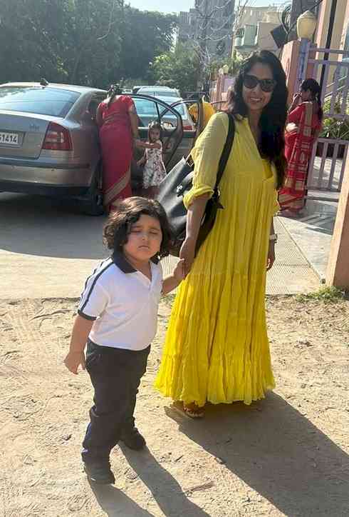 Saajha Sindoor actress Sangita Ghosh travels to Jaipur for Navratri: The main reason isn’t celebration, but my daughter has started school for the first time