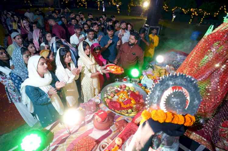 CT University marks Navratri with a spiritual 'Mata Ki Chowki'