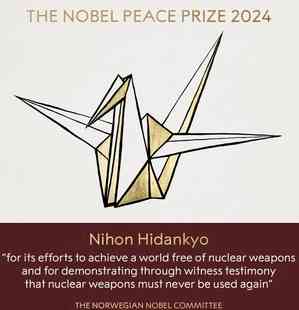 Japan's grassroots anti-nuclear weapon organisation awarded Nobel Peace Prize