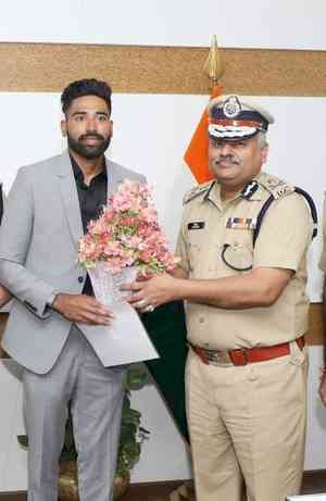 Mohammed Siraj takes over as Deputy Superintendent of Police in Telangana