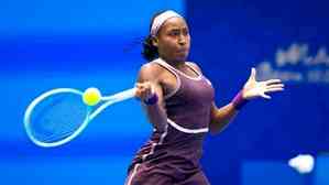 Gauff earns 50th win of season, reaches Wuhan semifinals 