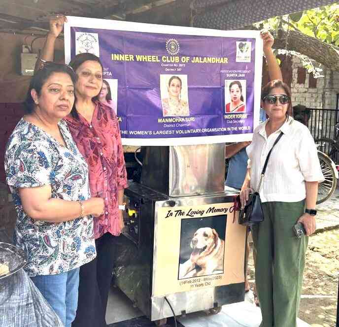 Inner Wheel Club of Jalandhar donates roti-making machine to Pawsitive Sanctuary